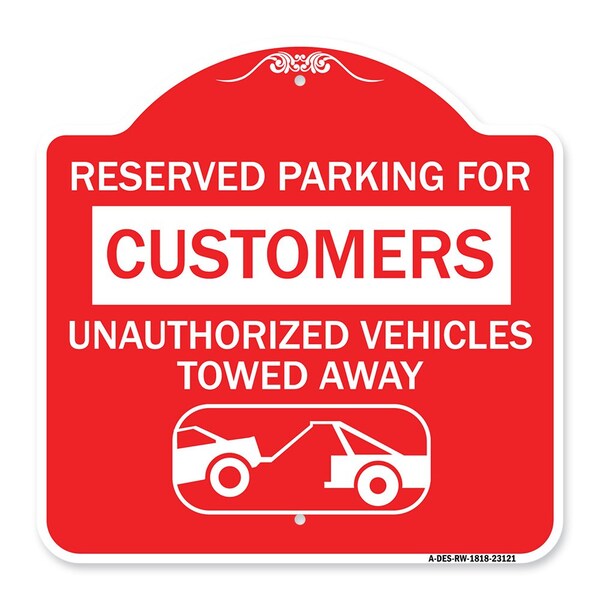 Reserved Parking for Customers Unauthorized Vehicles Towed Away, A-DES-RW-1818-23121